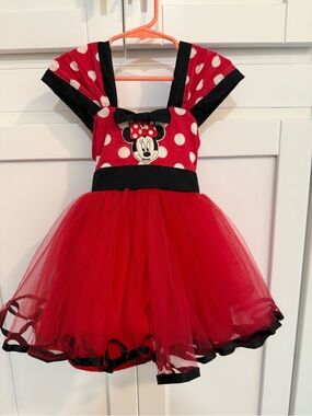 LOVER DOVERS - MINNIE MOUSE DRESS IN RED WITH BLACK TRIMMING